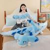 Large Blue Dragon Plush Toy Stuffed Animal Pillow Doll For Girls Wholesale