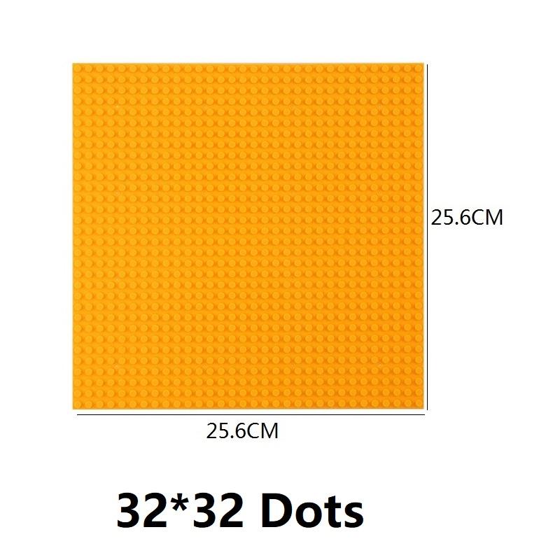 Non-Toxic Single Double Sided 32X32 16X16 16X32 Dots Classic Base Plates Blocks Diy Small Size Bricks Baseplates Construction Building Toy
