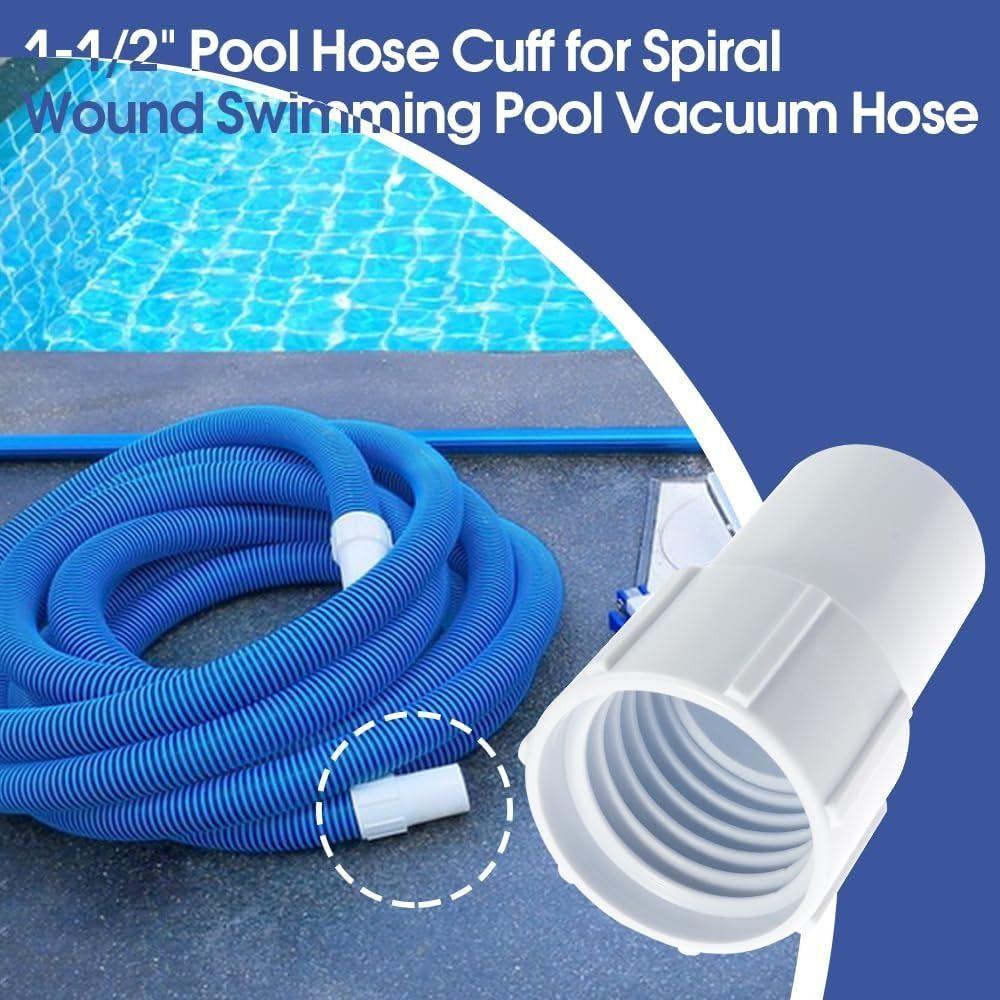 Plastic Hose Connector Coupling White Swimming Pool Accessories Durable Pool Vacuum Connector