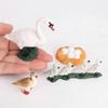 4 PCS Goose Farm Animal Life Cycle Model Simulation Animal Growth Cycle Figure Figurine Set Kid Toy