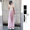 Milk Puff Women's High Waist Wide Leg Sports Pants - Slimming Lazy Style (Spring/Autumn 2026)