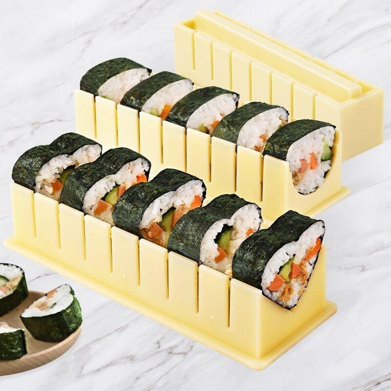 Complete Sushi Making Kit With Various Shape Molds And Sushi Knife Perfect For Home Diy Sushi Party Cooking Lovers