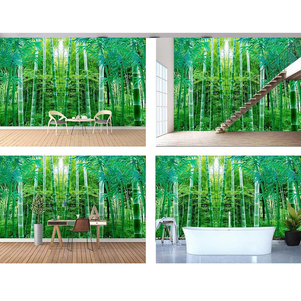 Bambusové tapety Přírodní krajina Bambus Fototapeta 3D Krajina Fototapeta Ložnice Obývací pokoj Fototapeta