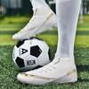 High Top Soccer Shoes Men Professional Football Boots Lightweight Youth Training Trainers Big Size Zapatillas De Futbol Hombre