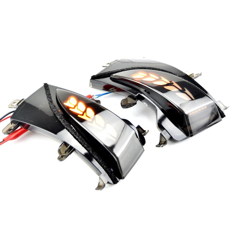 2 Pieces Side Wing Mirror LED Dynamic Turn Signal Light For Nissan Patrol Y62 2012-2018 Armada Quest RE52 For Infiniti QX56 QX80