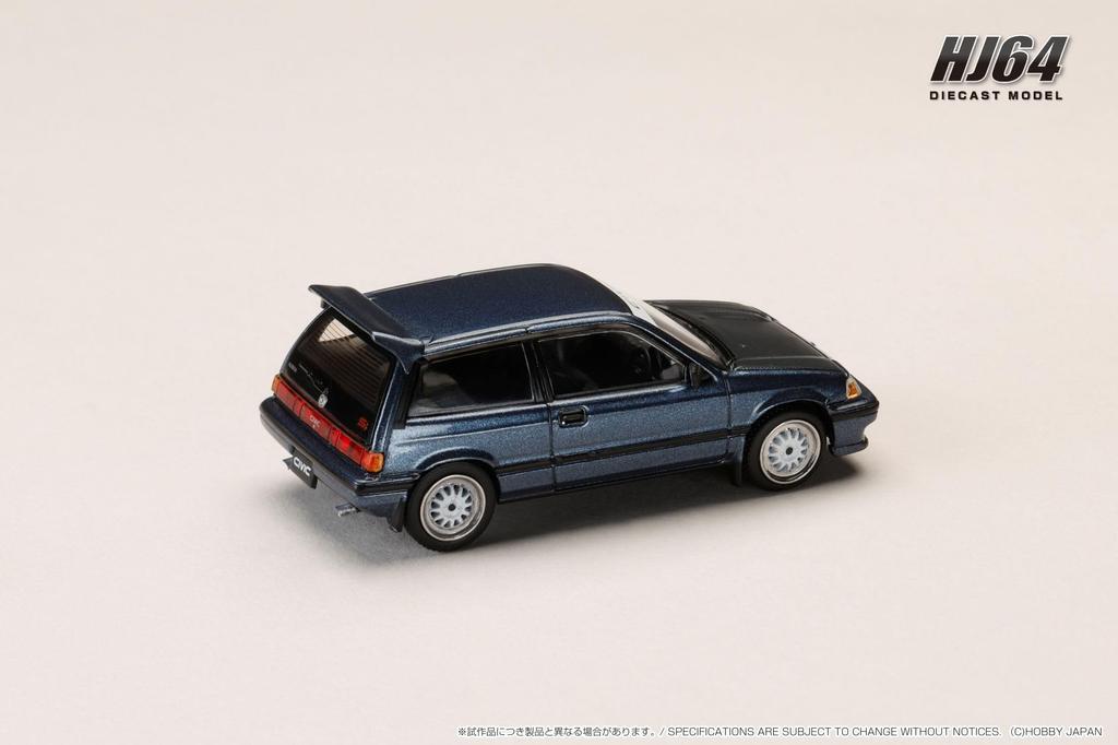 1/64 Honda Civic (AT) Late Version/JDM Street Racer Blue