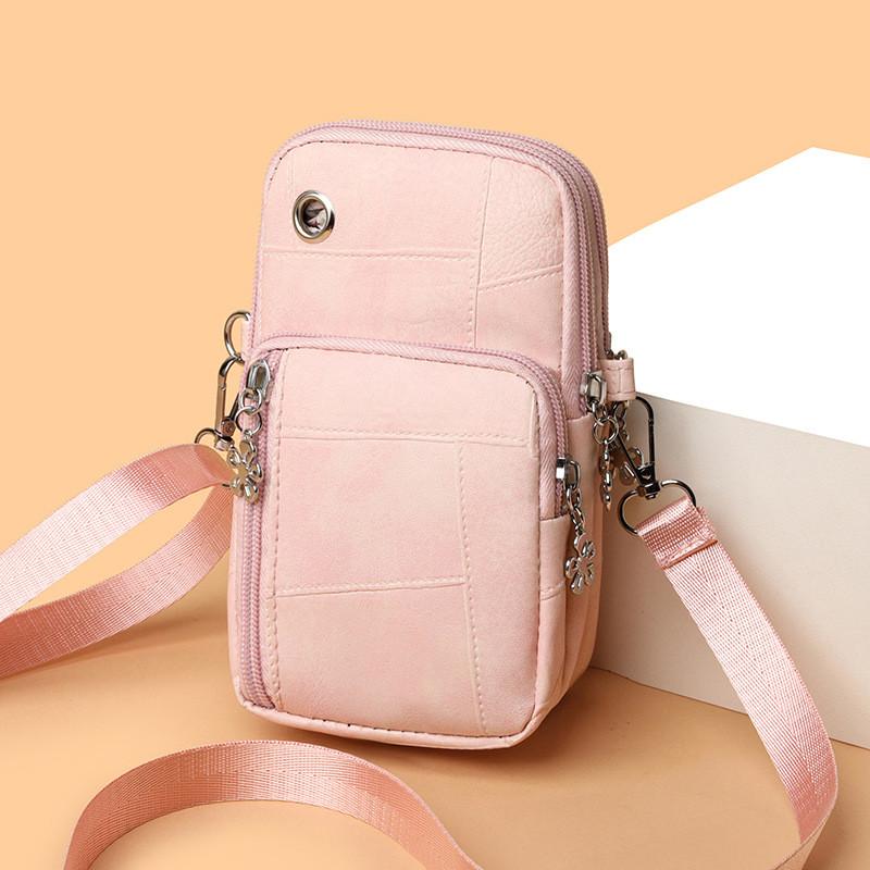 IELGY Fashion Simple All-Match Vertical Mobile Phone Bag