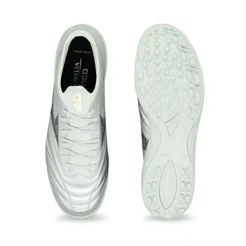 Mizuno Morelia Neo Sala B Cómoda Versátil TF (Tacos de goma) Zapatos de Fútbol Unisex de Cuero de Canguro con Absorción de Impactos Duraderos Q1GB251004