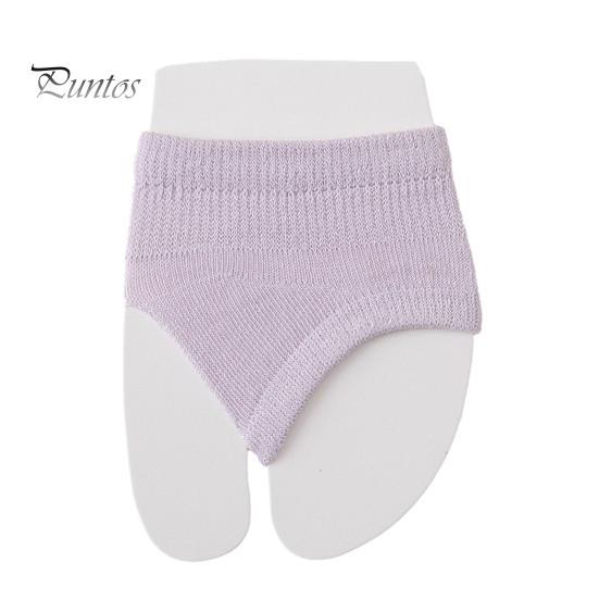 Solid Color Foot Covers Women Flip-Flop Socks, Cotton Open Toe Half Flip Flop Socks Thongs Liner for Flops Clogs Slides Seamless Fit