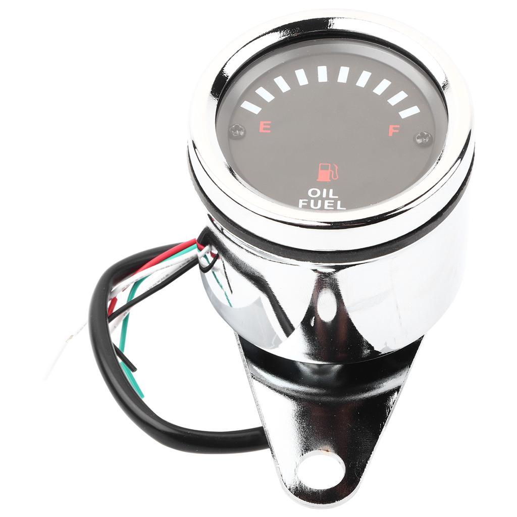 DC 12V Universal Motorrad Auto LED Display Elektrische Tankanzeige Elektronische Ölzähler Gauge