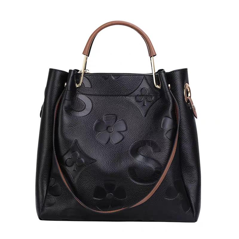 

Женская зимняя новая модная простая рельефная женская сумка в стиле ретро большой емкости по диагонали