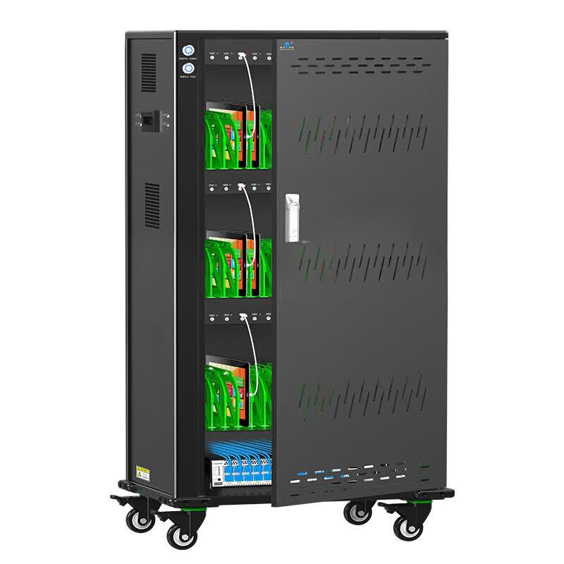 Smart Tablet Charging Cabinet with Integrated Network Switch