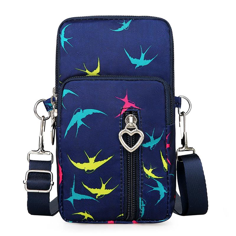 Large Screen Portable Mobile Phone Bag Spring and Summer Mini Small Bag Female Messenger Bag Mobile Phone Bag Change Bag Neck Cloth Bag