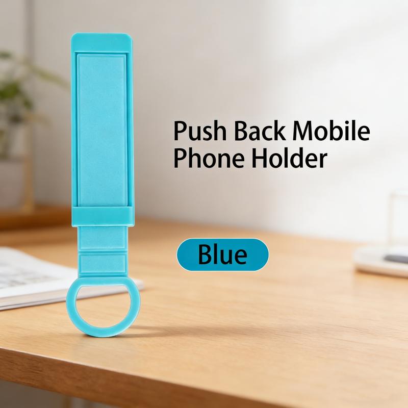 Phone Holder Finger Handle Strap Push Pull Grip Bracket Wrist Band Holder Kickstand Finger Ring Strap