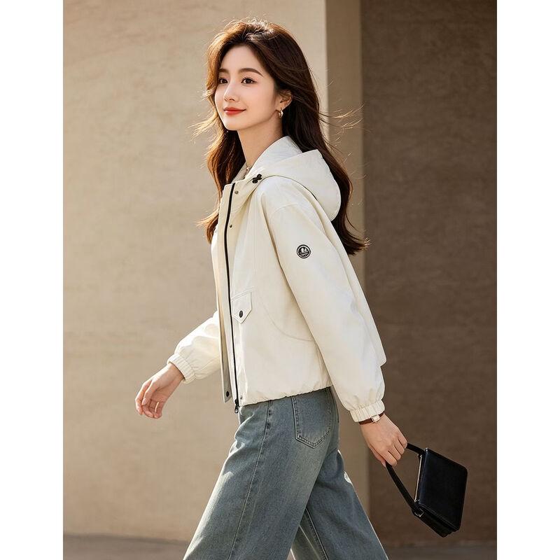 D.F.DEAR Women's Hooded Casual Jacket