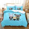 Anime Aggretsukos Bedding Set Boys Girls Twin Queen Size Duvet Cover Pillowcase Bed Kids Adult Fashion Home Textile Customizable