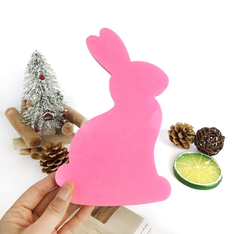 Stampo in Silicone Coniglio di Pasqua Stampo in Resina Decorazione da Parete Fatto a Mano Fai da Te Creazione di Gioielli Stampo in Resina Epossidica Decorazione per la Casa