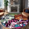 Customizable Monster High Draculaura2 Round Non-Slip Carpet - Ideal for Garden, Picnic, Office, Perfect for Decoration, Suitable For All Seasons