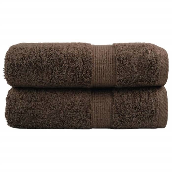 VidaXL Superior Quality Guest Towels 2 Pcs, Bath Sheets, Hand Towels, Face Towel Bathroom, 137230