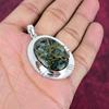 Copper Seraphinite Pendant, 925 Solid Sterling Silver Gemstone Jewelry, Handmade Pendant, For Thanksgiving