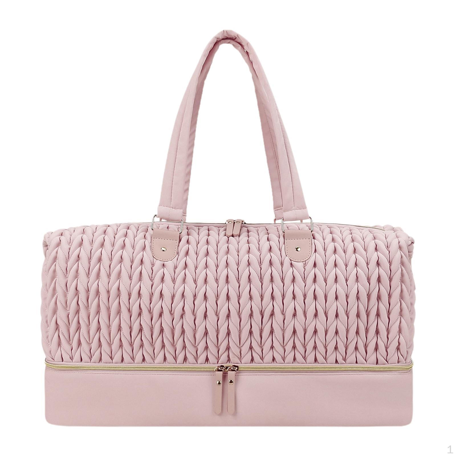 

Сумка для підгузників для мами на блискавці та ручках для подорожей Pink