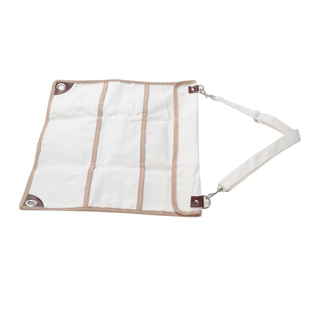 Geschirr Aufbewahrungstasche Faltbar Verstellbar Mehrere Taschen Bestecktasche für Rucksacktouren BBQ Camping Wandern