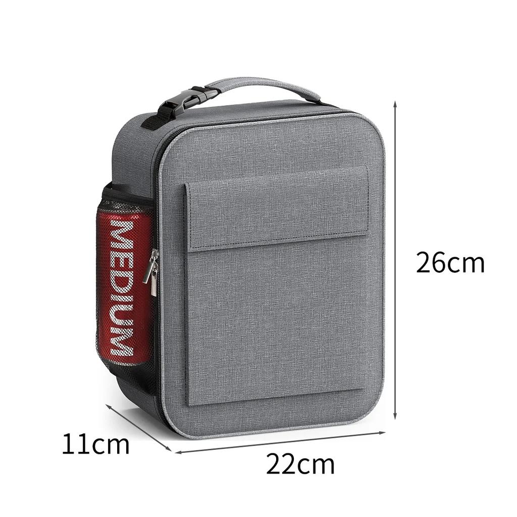 Women Man Thickened Thermal Lunch Bento Outdoor Picnic Insulated Portable Lunch Box Bag Cold Insulation Ice Pack For Ofiice Work
