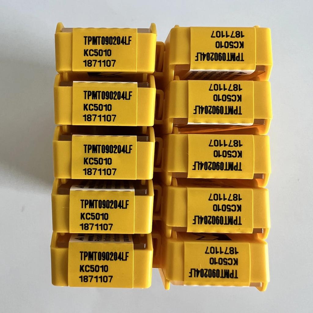 Original / TPMT090204LF KC5010 /  Industrial indexable Carbide Inserts 10 Pcs