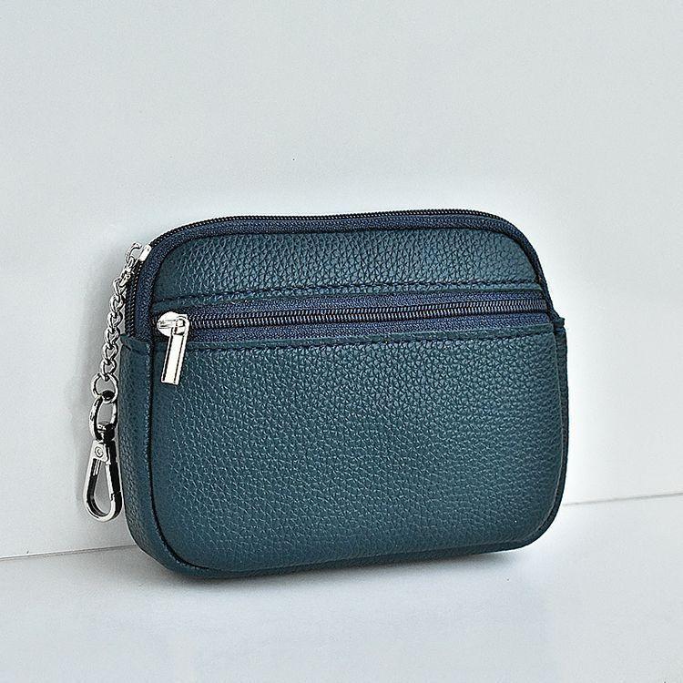 PU Leather Money Coin Purse New with Key Ring Waterproof Pocket Purse Zipper Large Capacity Credit Card Holder Women Wallet