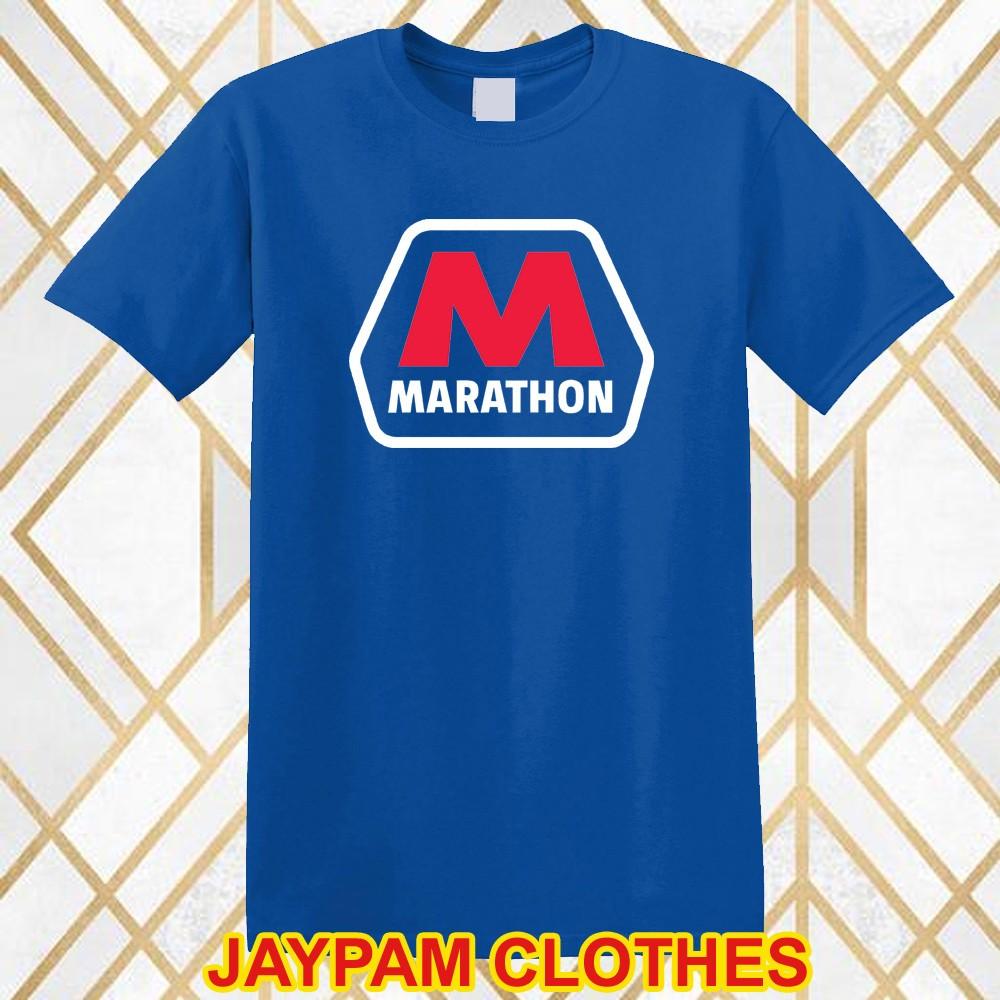 Marathon Oil Gas Racing Tuner Car Men s Blue Size S 5XL L