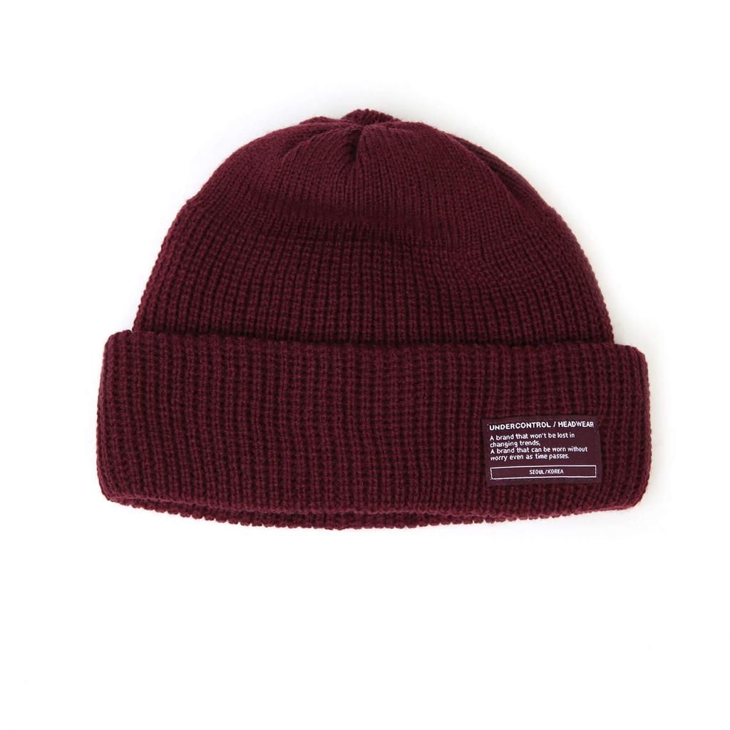 UNDERCONTROL Winter Fisherman One Size Fits Stylish Plain Skull Watch 12 US Red Beanie, All, Unisex, Hat, Cap, Colors, Size Free, Color