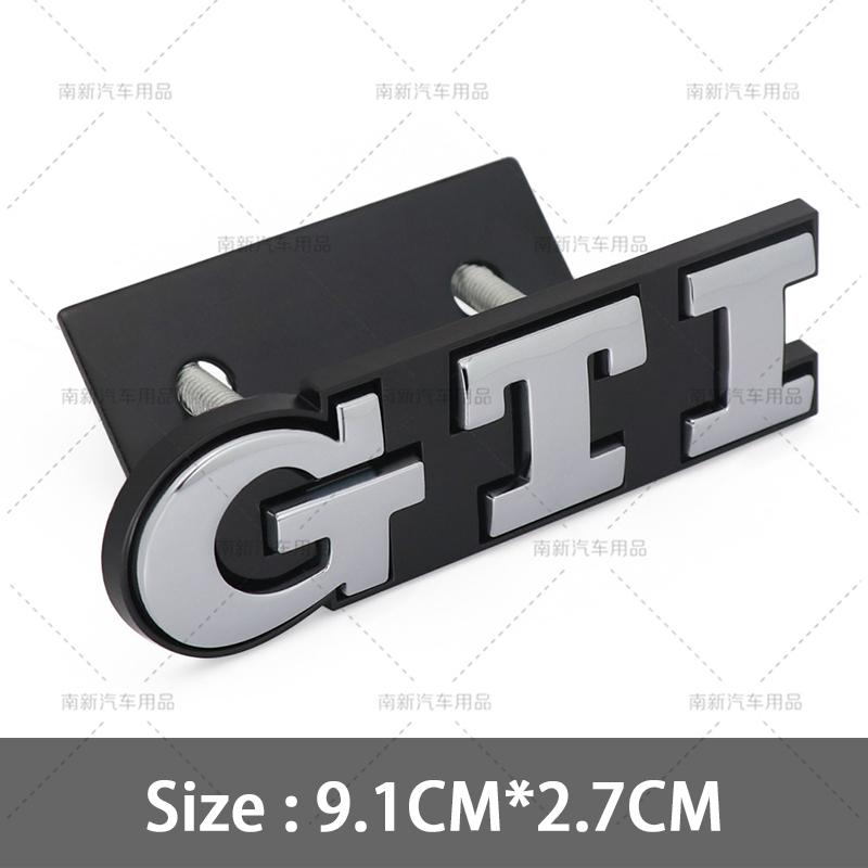 2026 Hot For VOLKSWAGEN VW 3D Metal GTI Grill Emblem Badge Rear Trunk Decal Car Sticker for Volkswagen VW Golf 5 6 7 8 MK2 MK3 M