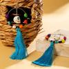 Unique Gothic Skeleton Earrings Bohemian Tassels Jewelry for Women Portable Ethnic Party Wear