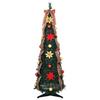 Artificial Christmas Tree with 50 LEDs Green 125 cm PVC