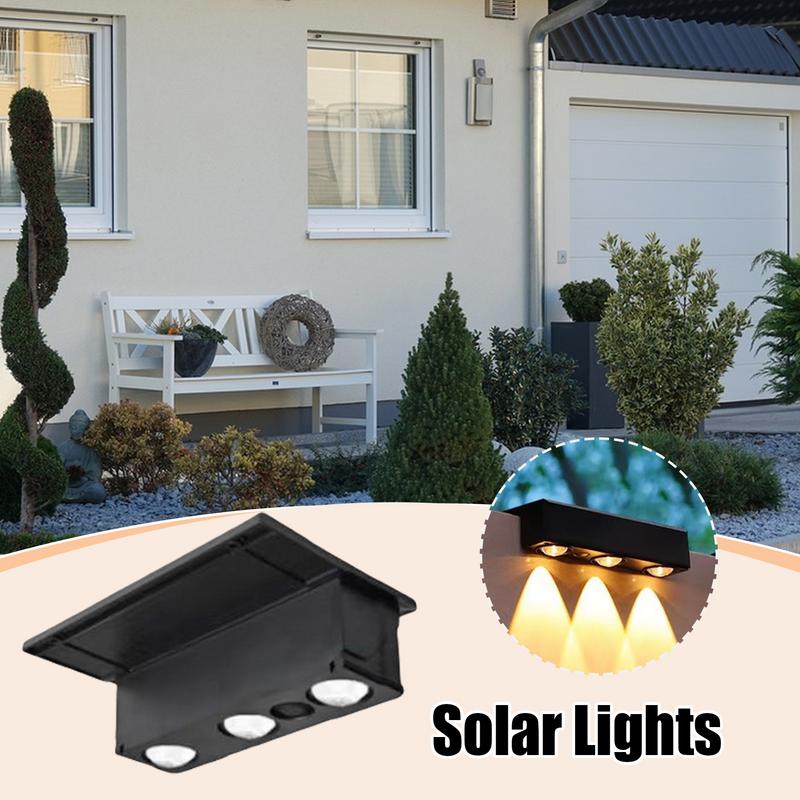 

Fence Solar Lights Outdoor Waterproof LED Lamp For Stairs Decorative Automatic Smart Fence Lights For Poolside Patio Path Deck CHINA