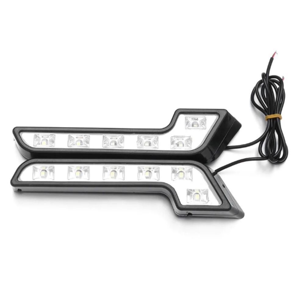 6 LED L Shaped Driving Lamp Waterproof Car LED Lamp Lights Fog Light  Fog Conditions