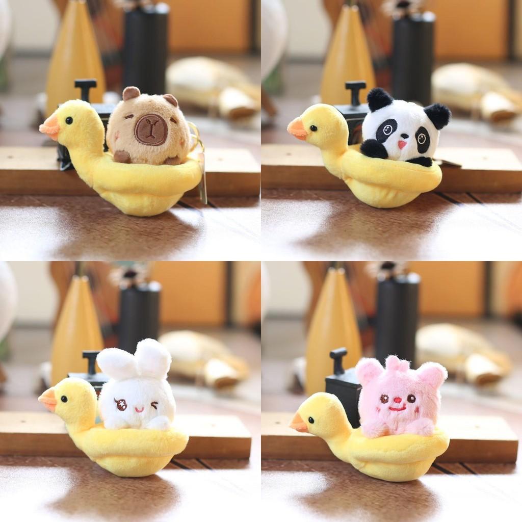 Panda Plush Bag Keychain Charm With Soft Short Material Kids Travel Accessories