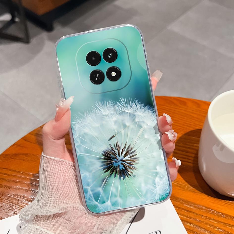 Housing For Oppo Narzo N61 Note 60 A3 A60 A40m V60 F27 Reno12 F Realme 13 12 Clear Cases Fashion Labels Silicone Soft Super Shockproof Bumper For OPPO