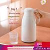 Large Portable Insulated Thermos Flask for Home, Student Dorms, Tea, and Hot Water with Glass Inner Liner