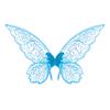 Fantasy Colorful Butterfly Fairy Wings Organza Sparkle Cosplay Wings Handmade Elf Wings Costume for Adult Kid
