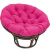 Round Hanging Chair Cushion Set: Thickened Cushion & Backrest for Swing/Basket Chairs