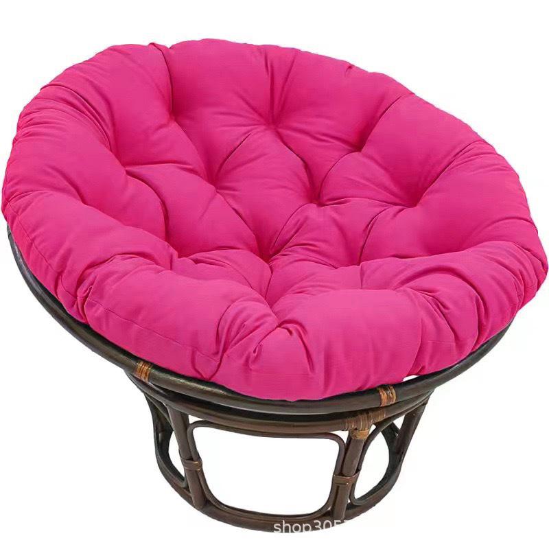 Round Hanging Chair Cushion Set: Thickened Cushion & Backrest for Swing/Basket Chairs