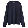 Polo Solid Color Raglan Sleeve Crew Neck Long Sleeve Sweater Men Sweater Navy-Blue 710946146-001