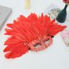 Novelty Feather Masquerade Mask Fashion Halloween Mask Carnival Headpiece  Stage Performance