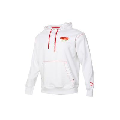 Neujahr Mahjong Serie Bedruckter Lässiger Sport Hoodie Herren Tops Weiß 531295-02