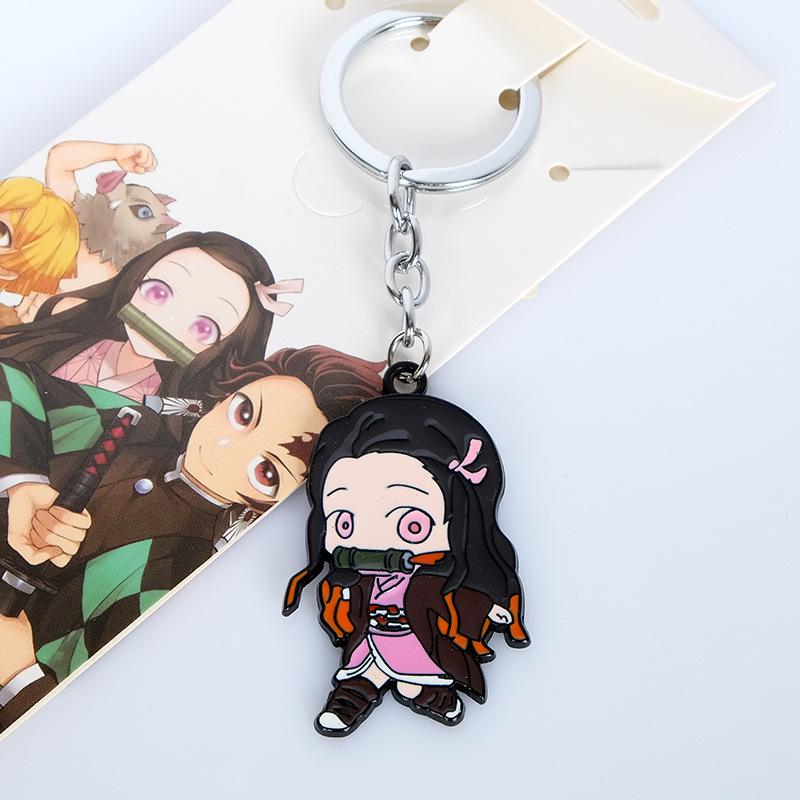 Demon Slayer Tanjiro, Sabito & Makomo Masks Keychain, Rabbit Necklace, Muzan