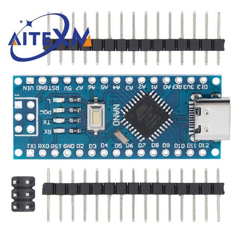 Mini / Type-C / Micro USB Nano 3.0 With the Bootloader Compatible Nano Controller for Arduino CH340 USB Driver 16Mhz ATMEGA328P