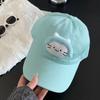 Charming Style Cartoon Cat Ear Baseball Cap Trendy Sunshade Hat For Girls In Vibrant Colors