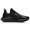 New LiNing Cloud Shield Cushioning Anti Slip And Wear Resistant Low Top Running Shoes Men's Black ARHQ143-2