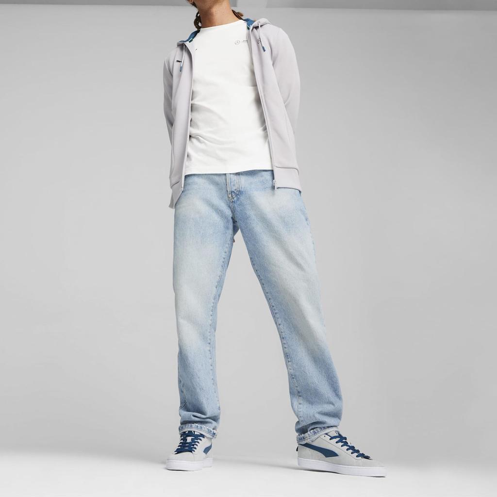 Puma Solid Color Casual Straight Leg Hooded Long Sleeve Jacket Men jackets Gray 623744-02